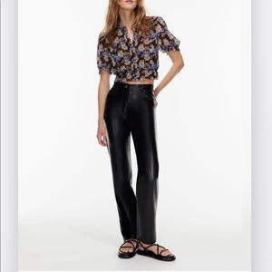 Aritzia Leather Pants